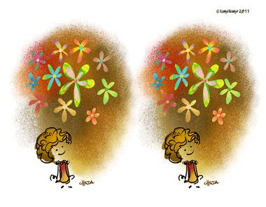 Eye Exercise Flowers